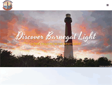 Tablet Screenshot of discoverbarnegatlight.com
